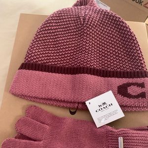 Coach Hat and Gloves